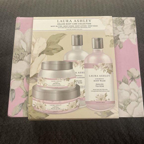 Laura Ashley Bath & Body New Box Laura Ashley Body Care Set Scrub